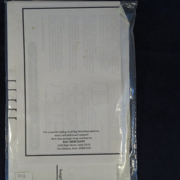 RAG Merchant Seeing Stars VEST UNCUT Vintage Pattern (#938) - Picture 2 of 2